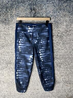 Adidas Supernova Pants Womens 8 Blue Climalite Capri Running Leggings S19399